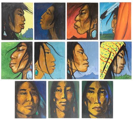 Gerda Christoffersen : Collection of 11 Native Portraits