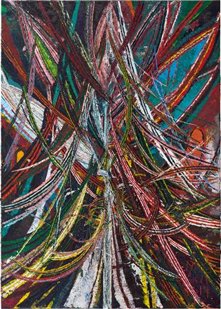 Mark Grotjahn : Untitled (Circus No. 12 Face 44.30)