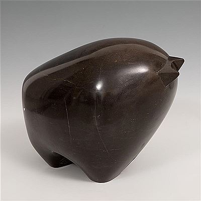 Pablo Serrano Aguilar : 'Bull (oval)'