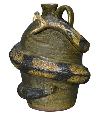 Michael and Melvin Crocker : #6 Open-Mouth Large Rattlesnake Jug