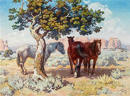 Harold Edward Bryant : Summer Pinon Mesa