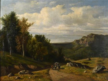 Francisco Torrescassana : 'LANDSCAPE', 1867