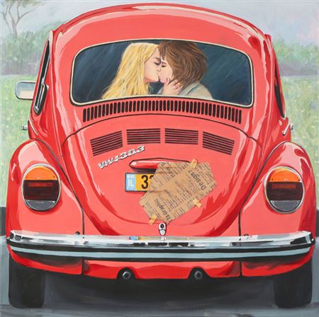 Boris Vinokurov : A Couple in a Beetle