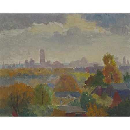 Owen Staples : Toronto, From Hillcrest, North Rosedale