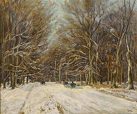 Aksel M Lassen : Winter Forest