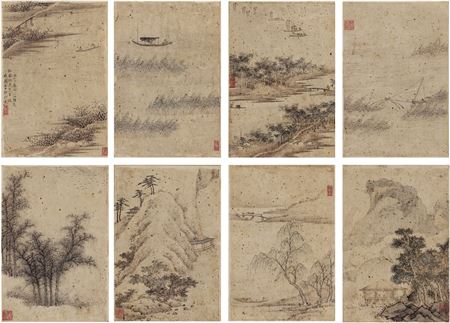 Rushi Liu : LANDSCAPE AFTER ANCIENT MASTERS (8)