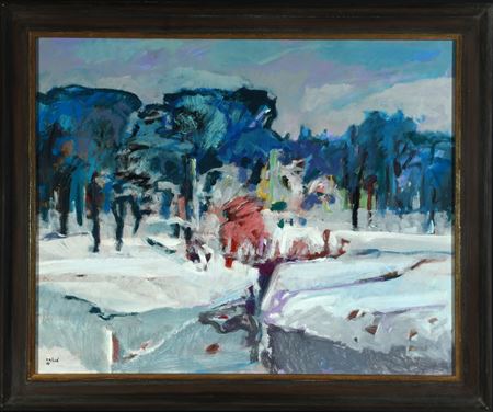 Jean Krille : ' Winterlandschaft '