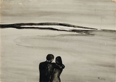 Agustin Perez Vellas : 'Couple on the coast'