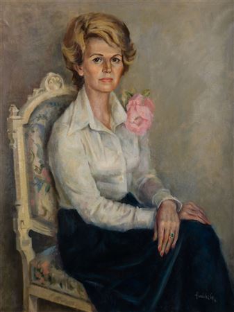 Francisco Hernandez Cop : 'Portrait of a lady', 1975