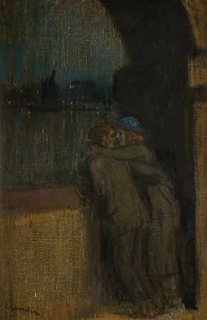 Francisco Sancha Lengo : Couple on London Bridge