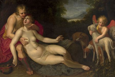 Adriaen I Nieulandt : Venus and Adonis