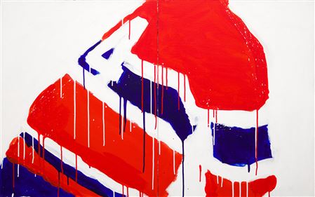 Serge Lemoyne : PAINTING NO. 1 (BELIVEAU), 1975