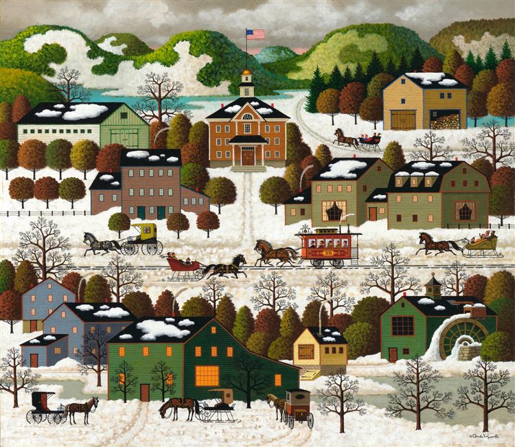 Charles Wysocki : From Auction Records