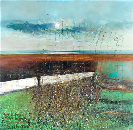 Kurt Jackson : Rabbit Fence, Wind Break, Runner Beans