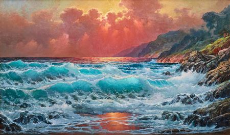 Alexander Dzigurski II : Sunset Seascape