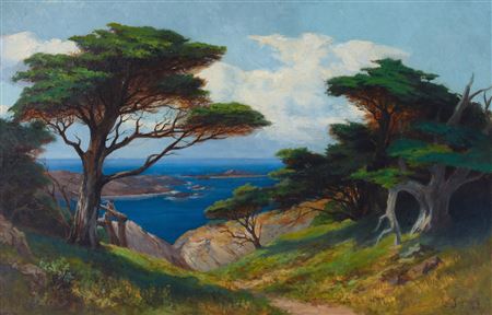 Christian August Jorgensen : Cypress Near Point Lobos