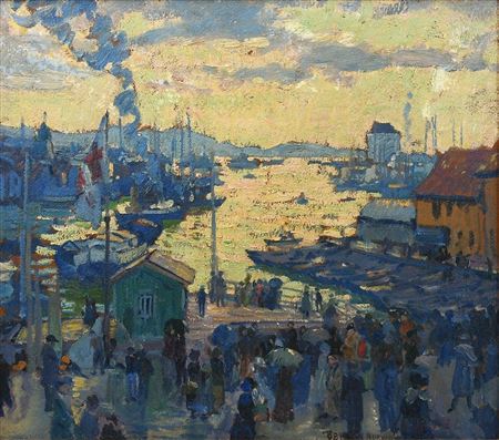 Herman Henry Wessel : BERGEN, NORWAY HARBOR