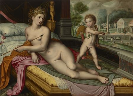 Willem Key : Venus and Cupid