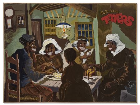 Robert H Colescott : Eat dem Taters