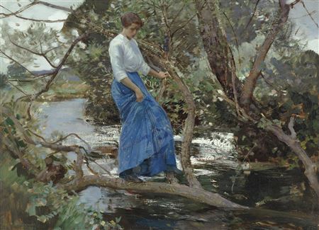 Harry Watson : Crossing the Brook