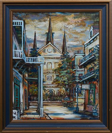 George Grunblatt : St. Louis Cathedral from the Street