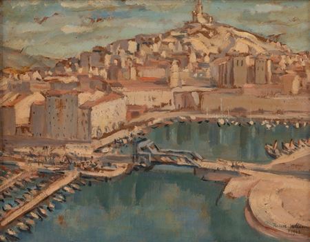 Renee Jullien : The old port of Marseille