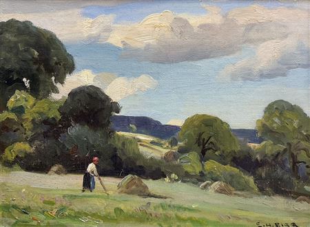 Arthur H Rigg : Haymaking