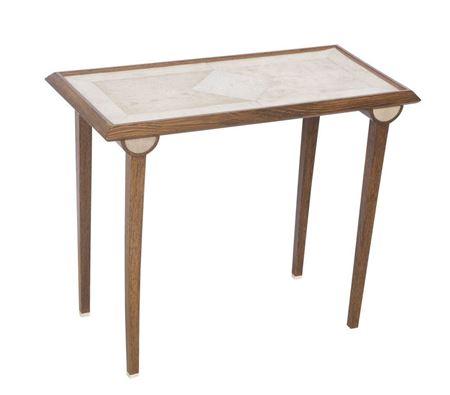 Clement Rousseau : Art Deco Palmwood and Shagreen Low Table