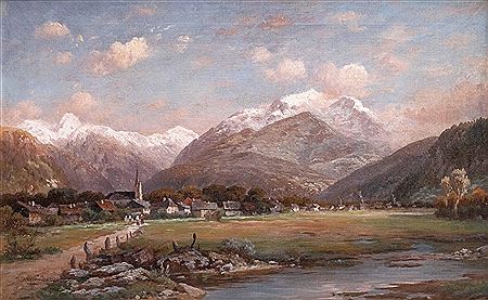 Paul Heitinger : 'Maishofen bei Zell am See'