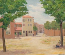 Pedro Serra Y Farnes : 'Calle de Madrid (1955)'