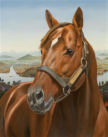 Rainer Stern : Portrait of a horse