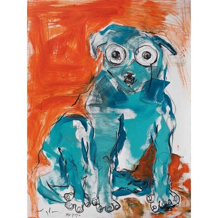 Lalo Sanchez del Valle : Blue dog