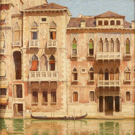 Charles Oppenheimer : ON THE GRAND CANAL, VENICE