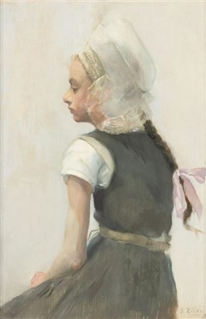 Ann Susan Zileri : Portrait of a Young Girl