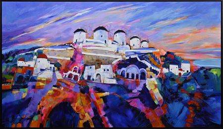 Shelagh Campbell : WINDMILLS ON MYKONOS