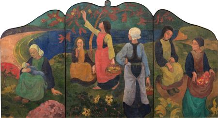 Paul Serusier : La Cueillette des pommes (Triptych)