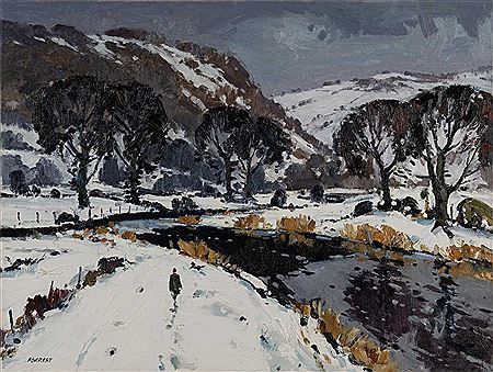 Edwin Vincent Forrest : 'River Conwy from Llanrwst Bridge