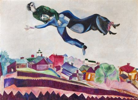 Marc (Moishe Shagal) Chagall : Above the city