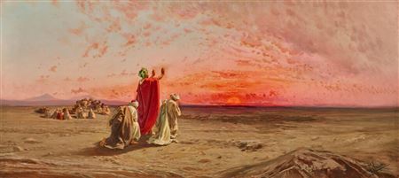 Francesco Peluso : Evening Prayer in the Desert