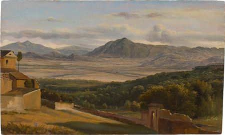 Johann Martin Rohden : View of the Campagna