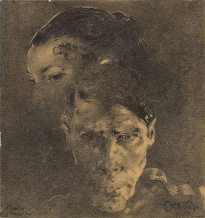 Otto Tetjus Tugel : Self portrait. 1917