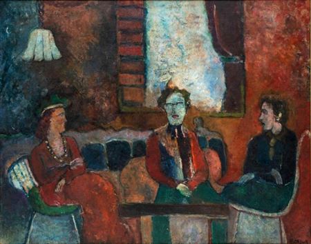 Eliassaf Barsuk : Three women in a living room