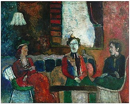 Eliassaf Barsuk : Three women in a living room