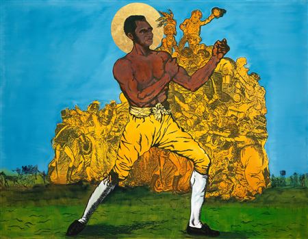 Godfried Donkor : St Bill Richmond - The Black Terror, 2010