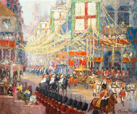 George Thompson Pritchard : The Coronation of Queen Elizabeth II