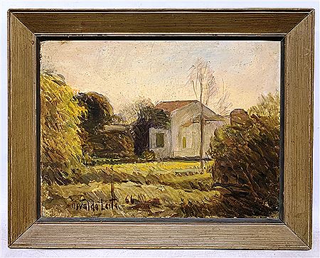 Osvaldo Leite : 'Landscape with house'