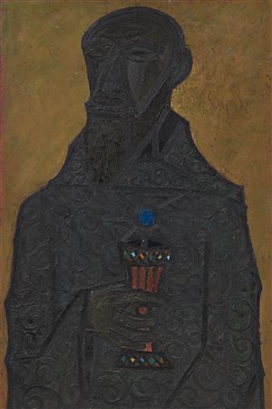 Francis Newton (FN) Souza : Priest with Chalice