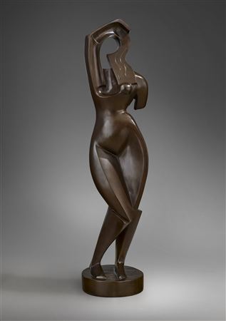 Alexander Archipenko : Woman Combing Her Hair