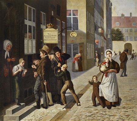 Julius Friedlaender : Outside the Lottery, Copenhagen