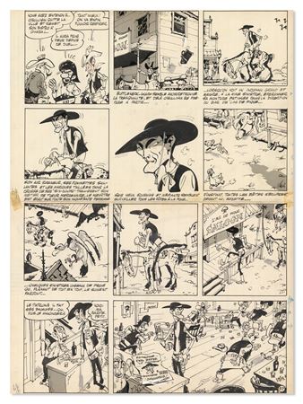 sample from  Morris : l'homme qui créa Lucky Luke 